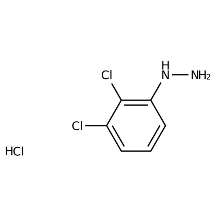 Structure of 21938-47-6 | (2,3-Dichlorophenyl)hydrazine hydrochloride