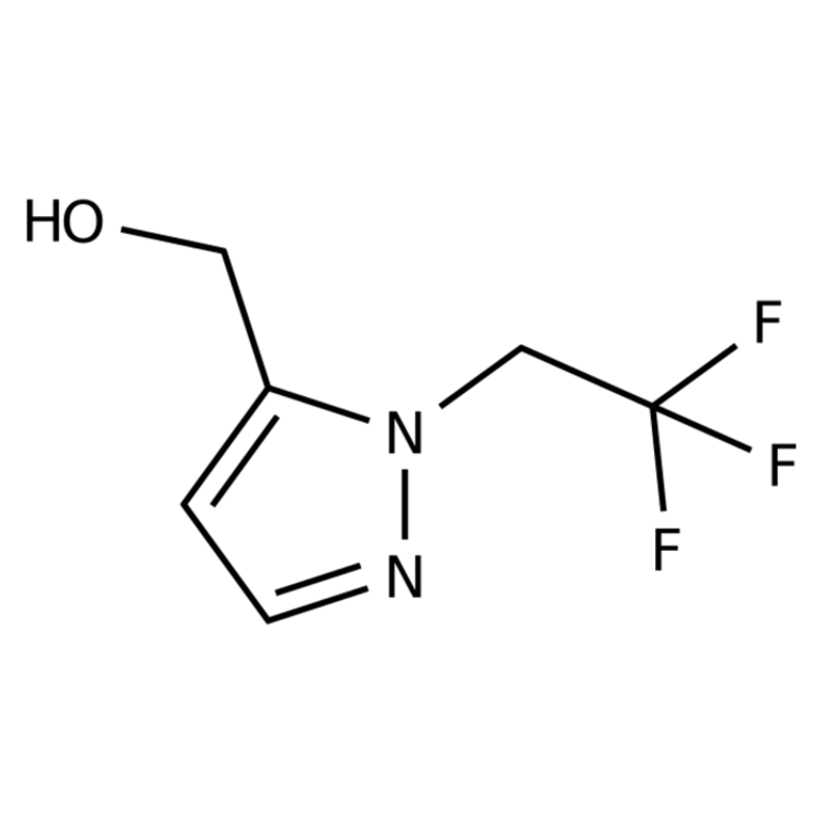 Structure of 1296225-26-7 | (1-(2,2,2-Trifluoroethyl)-1H-pyrazol-5-yl)methanol