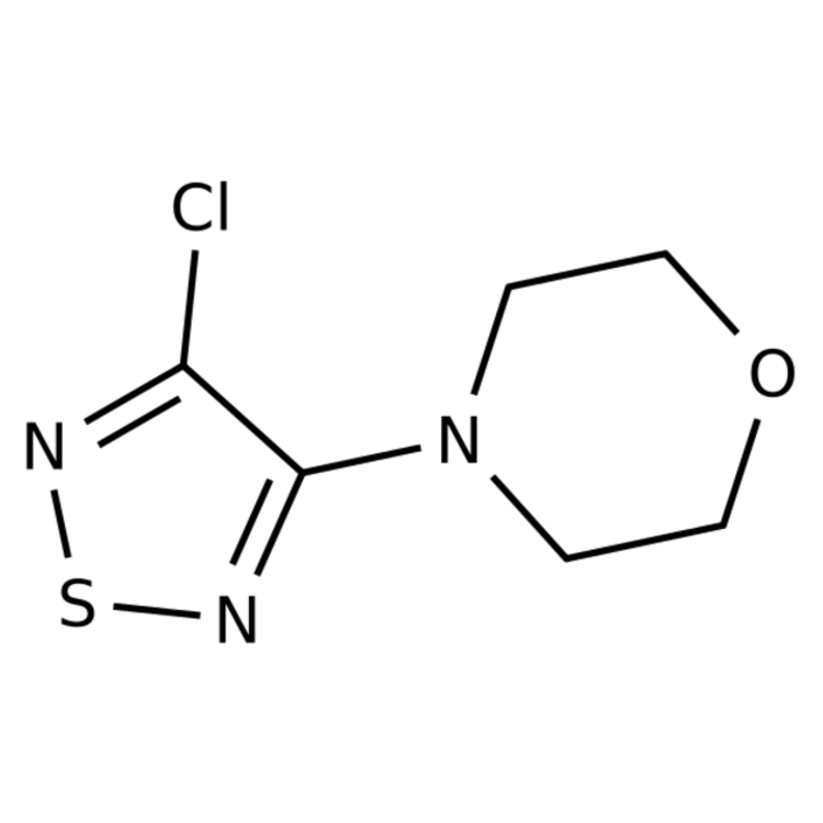 Structure of 30165-96-9 | 3-Chloro-4-morpholino-1,2,5-thiadiazole