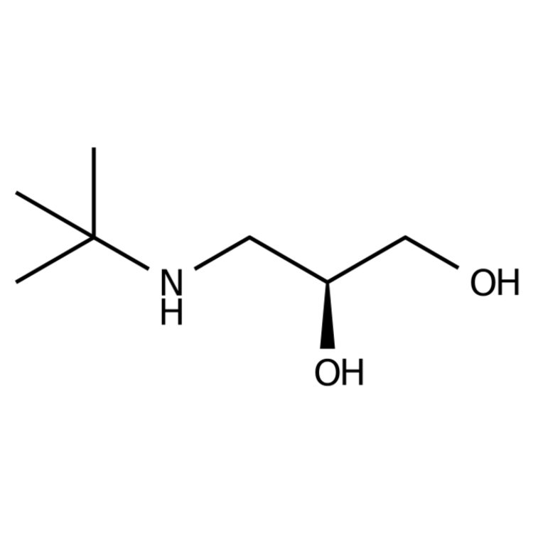 Structure of 30315-46-9 | (S)-3-(tert-Butylamino)propane-1,2-diol