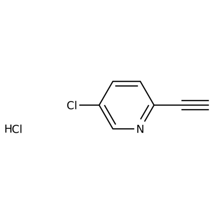Structure of 1956341-52-8 | 5-Chloro-2-ethynylpyridine hydrochloride