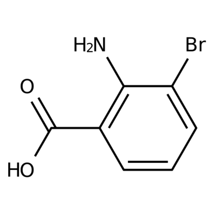 Structure of 20776-51-6 | 2-Amino-3-bromobenzoic acid
