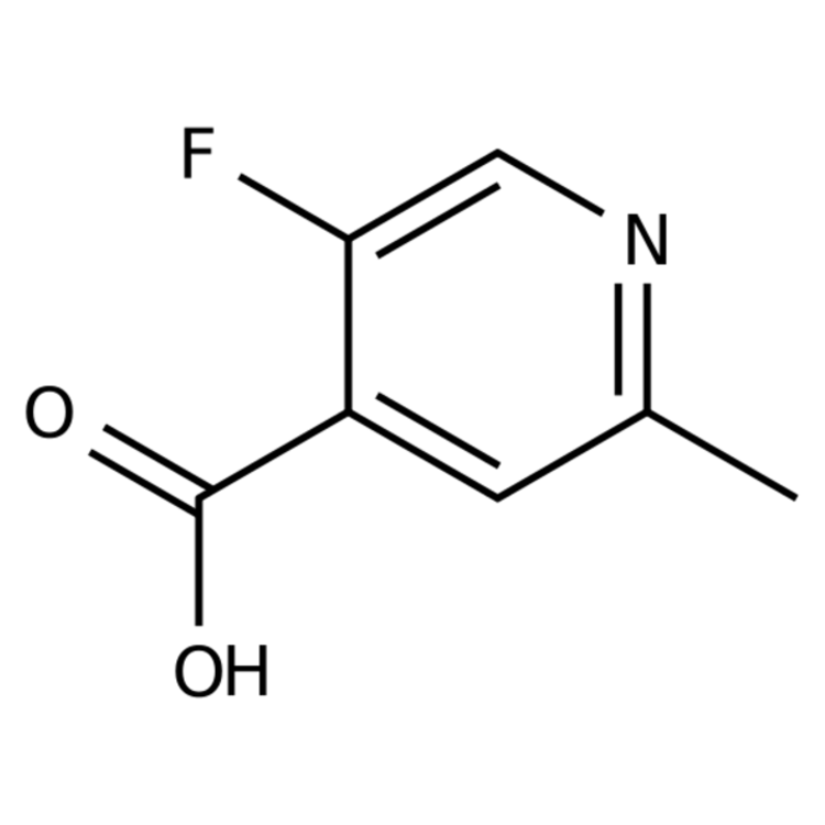 Structure of 885588-17-0 | 5-Fluoro-2-methylisonicotinic acid