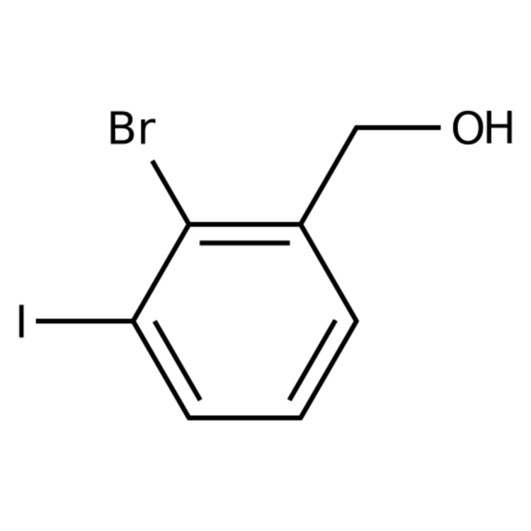 Structure of 1261644-21-6 | (2-Bromo-3-iodophenyl)methanol