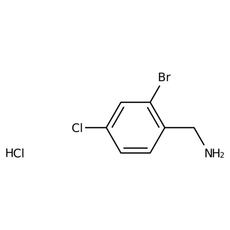 Structure of 2048273-70-5 | (2-Bromo-4-chlorophenyl)methanamine hydrochloride