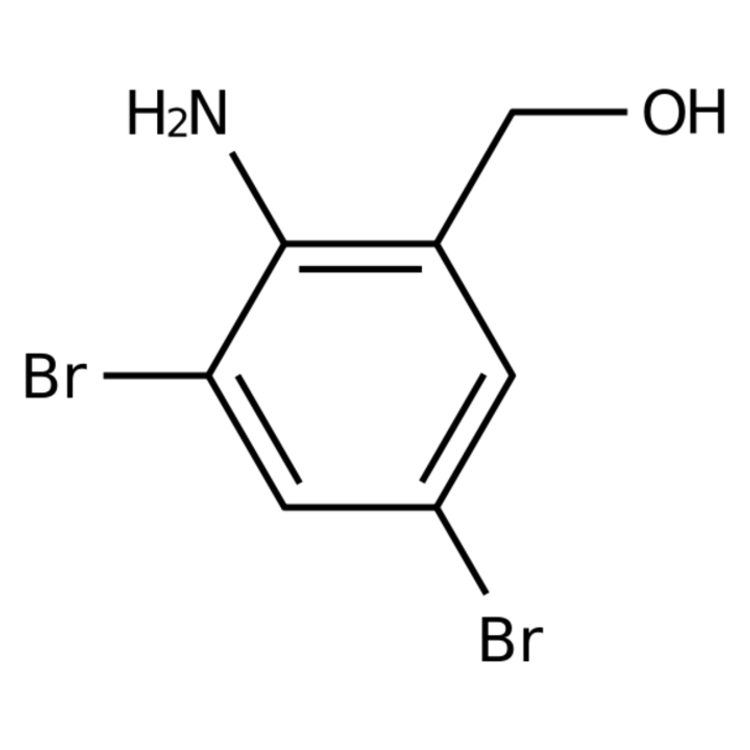Structure of 50739-76-9 | (2-Amino-3,5-dibromophenyl)methanol