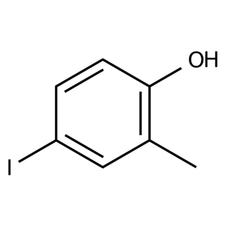 Structure of 60577-30-2 | 4-Iodo-2-methylphenol