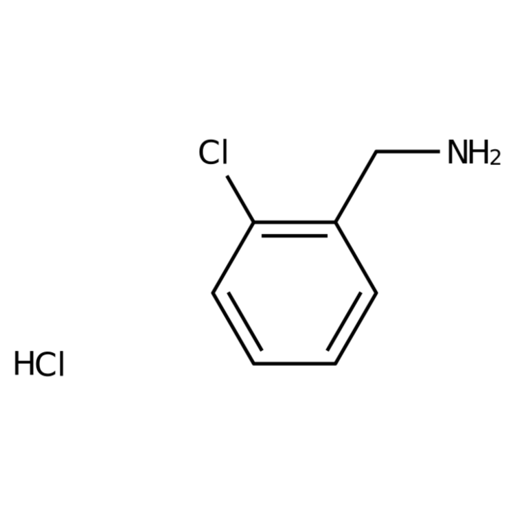 Structure of 22680-44-0 | (2-Chlorophenyl)methanamine hydrochloride