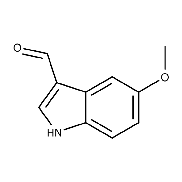 Structure of 10601-19-1 | 5-Methoxy-1H-indole-3-carbaldehyde