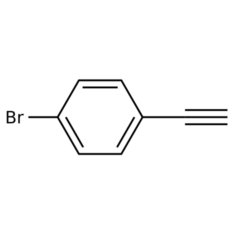 Structure of 766-96-1 | 1-Bromo-4-ethynylbenzene