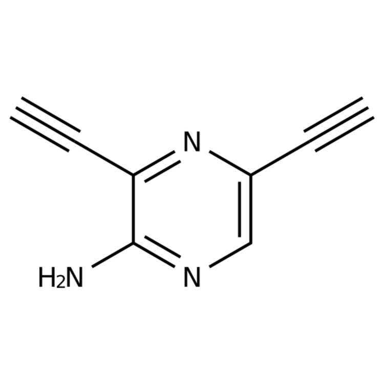Structure of 1588440-99-6 | 3,5-Diethynylpyrazin-2-amine