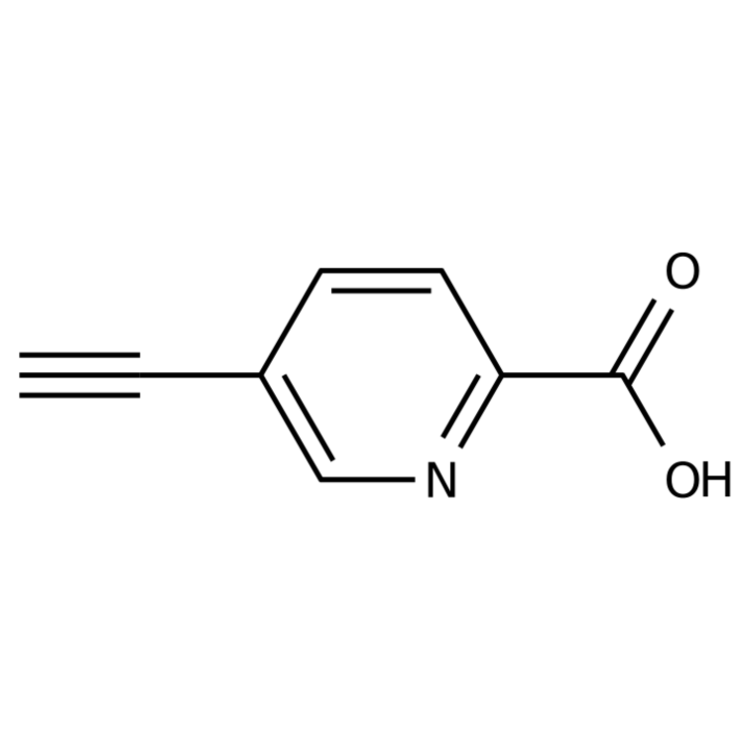 Structure of 17880-57-8 | 5-Ethynylpicolinic acid