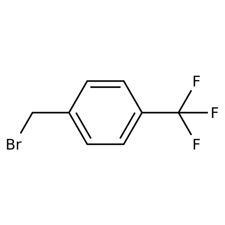 Structure of 402-49-3 | 1-(Bromomethyl)-4-(trifluoromethyl)benzene