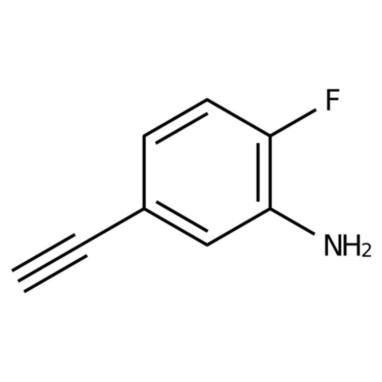 Structure of 1010422-58-8 | 5-Ethynyl-2-fluoroaniline