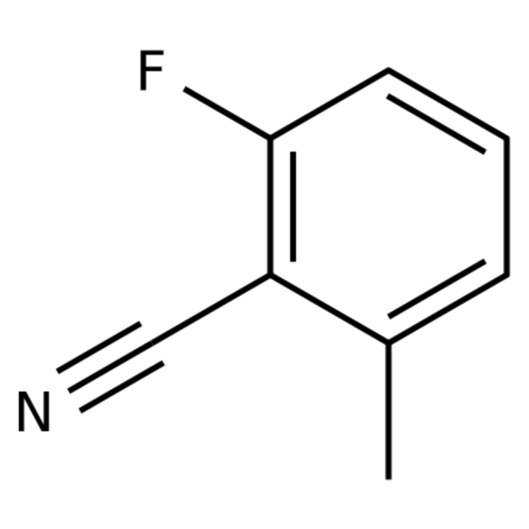 Structure of 198633-76-0 | 2-Fluoro-6-methylbenzonitrile