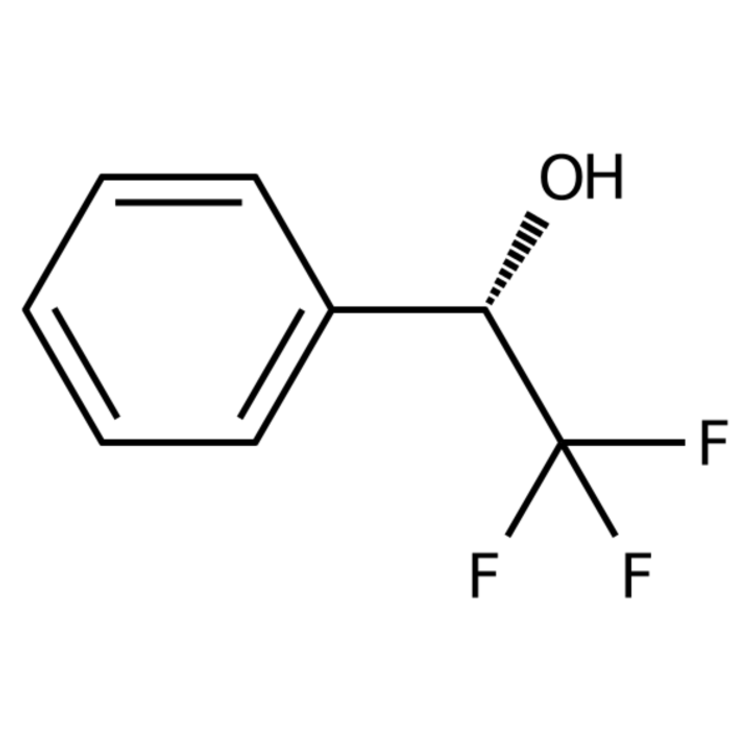 Structure of 340-06-7 | (S)-2,2,2-Trifluoro-1-phenylethanol