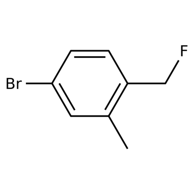 Structure of 1824142-81-5 | 4-Bromo-1-(fluoromethyl)-2-methylbenzene