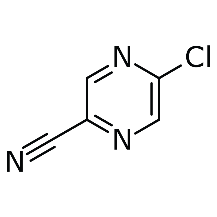 Structure of 36070-75-4 | 5-Chloropyrazine-2-carbonitrile