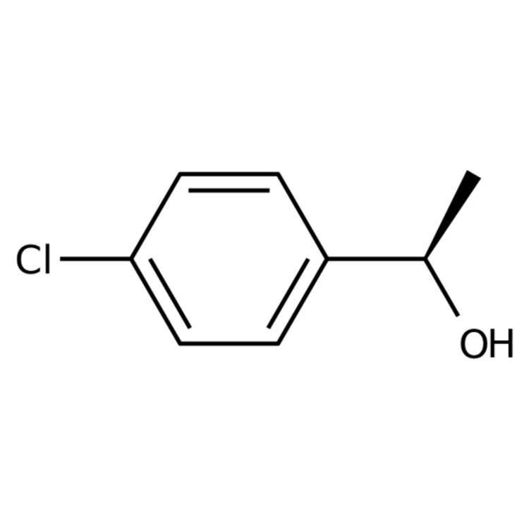 Structure of 75968-40-0 | (R)-4-Chloro-alpha-methylbenzyl Alcohol