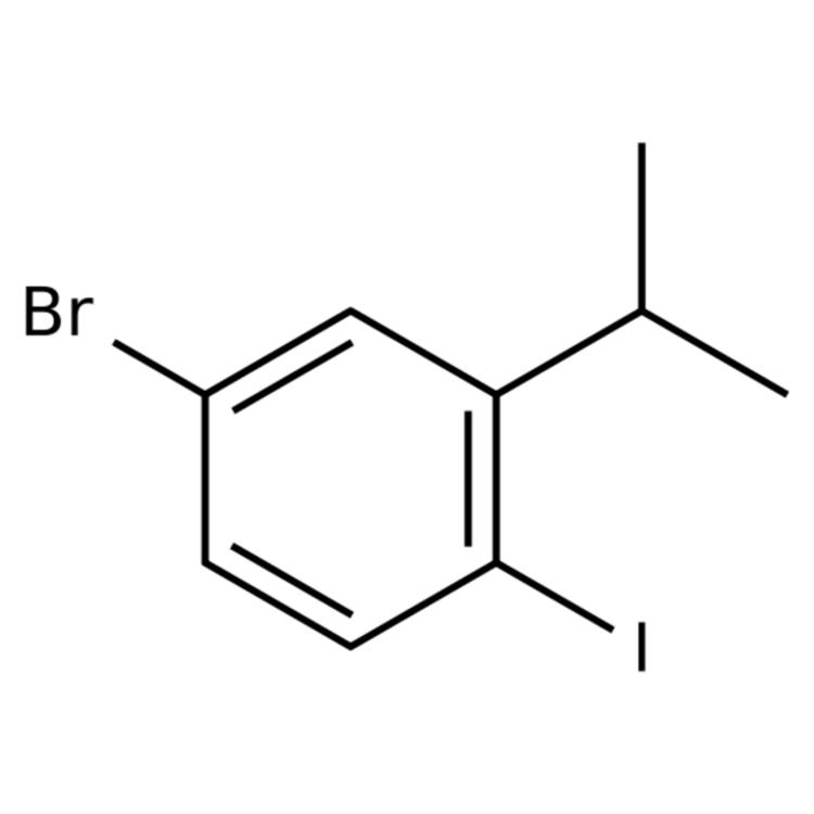 Structure of 1147014-97-8 | 5-Bromo-2-iodoisopropylbenzene
