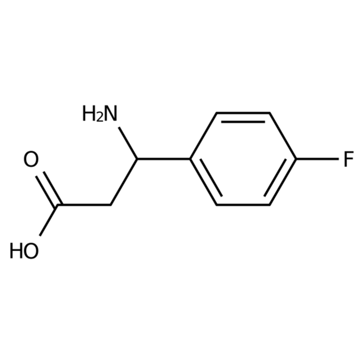 Structure of 325-89-3 | 3-Amino-3-(4-fluorophenyl)propionic acid