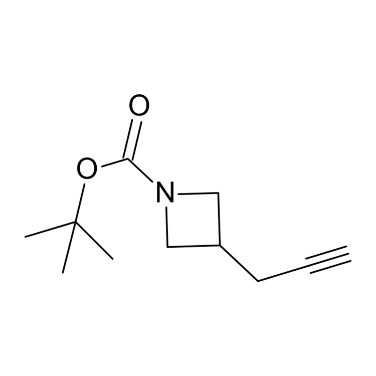 Structure of 1463502-41-1 | tert-butyl 3-prop-2-ynylazetidine-1-carboxylate