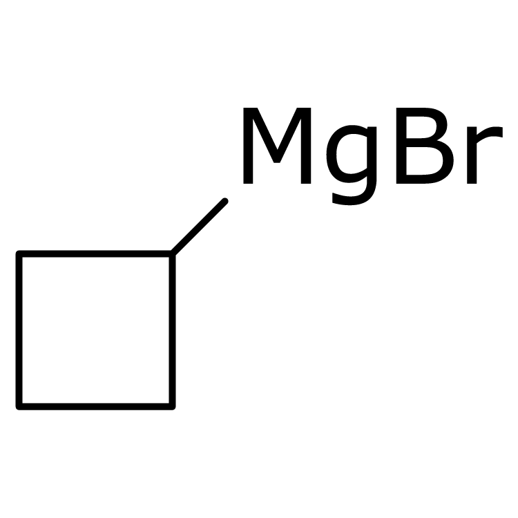 Structure of 13384-48-0 | Cyclobutylmagnesium bromide, 0.50 M in THF