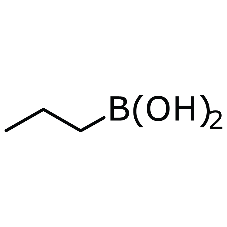 Structure of 17745-45-8 | n-Propylboronic acid