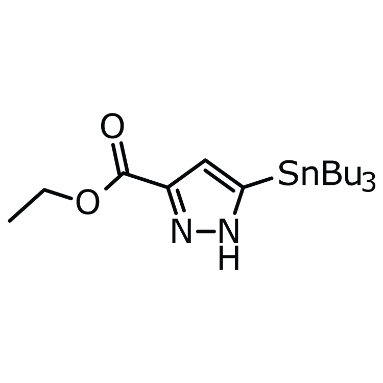 5-Tributylstannyl-1H-pyrazole-3-carboxylic acid ethyl ester