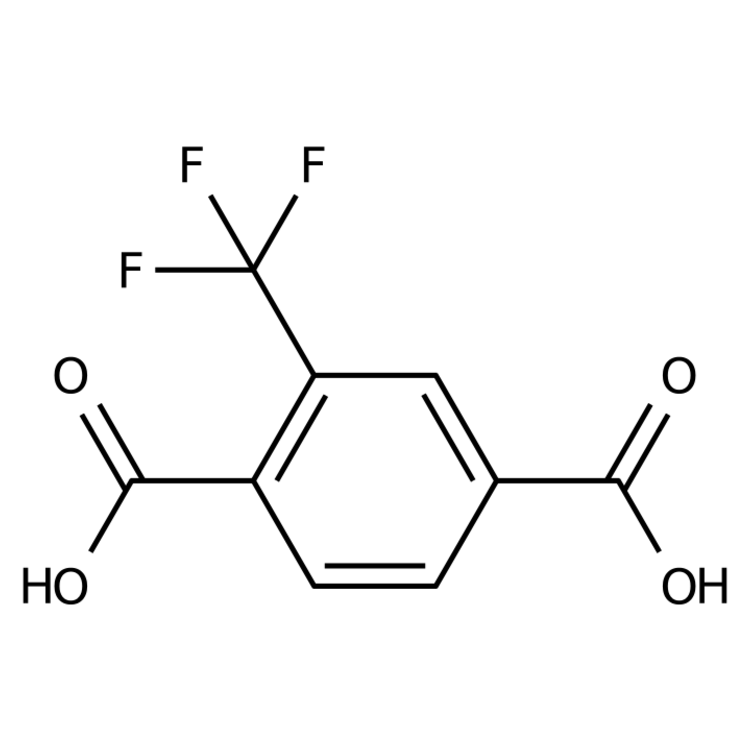 Structure of 1483-47-2 | 2-(Trifluoromethyl)terephthalic acid