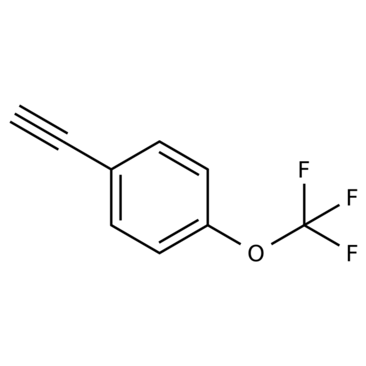 Structure of 160542-02-9 | 1-Ethynyl-4-(trifluoromethoxy)benzene