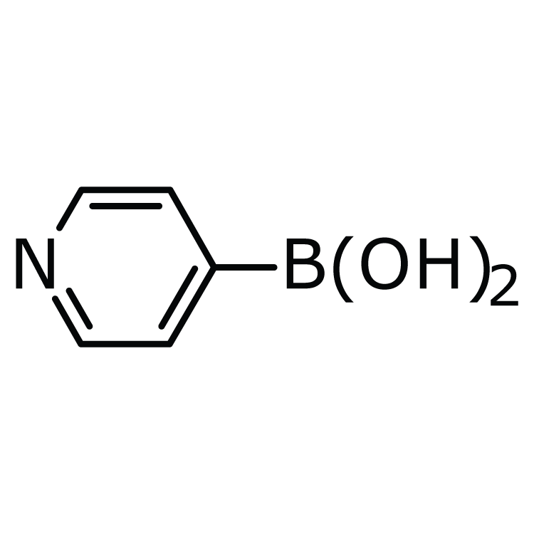 Structure of 1692-15-5 | Pyridine-4-boronic acid