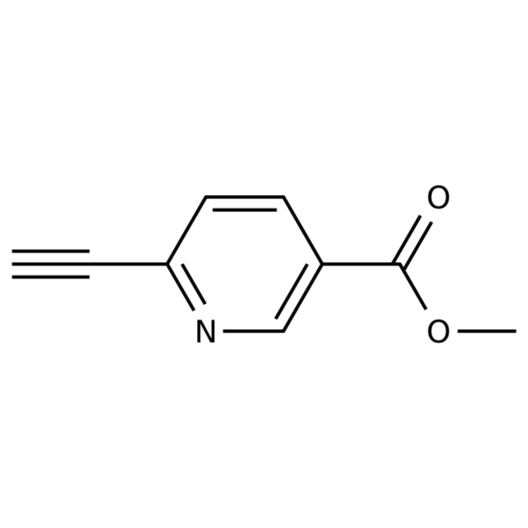 Structure of 216444-00-7 | Methyl 6-ethynylnicotinate
