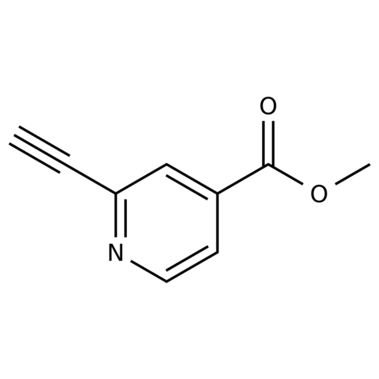 Structure of 1256810-92-0 | Methyl 2-ethynylisonicotinate