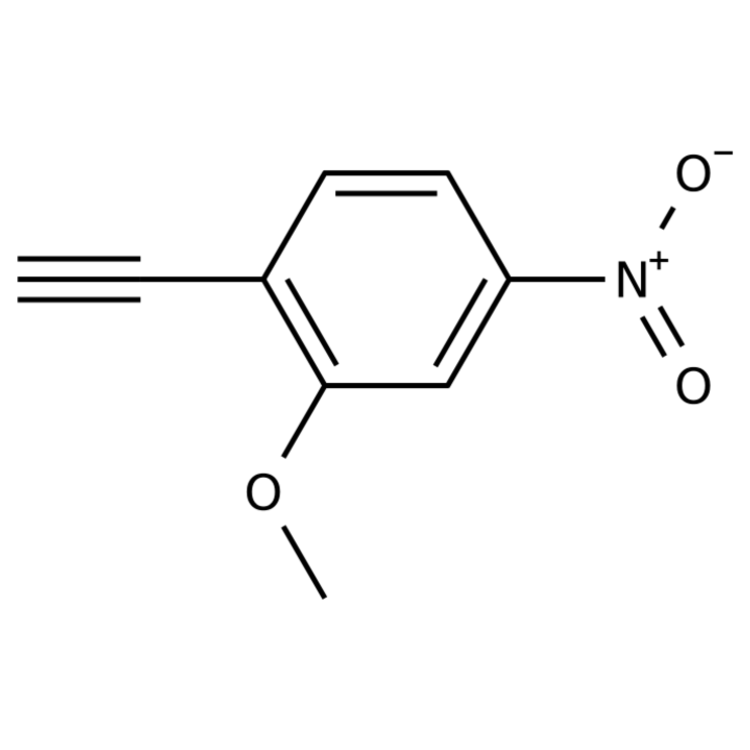 Structure of 1135283-10-1 | 1-Ethynyl-2-methoxy-4-nitrobenzene