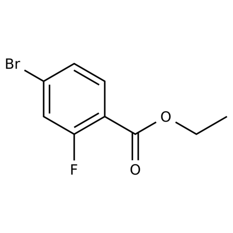 Structure of 474709-71-2 | Ethyl 4-bromo-2-fluorobenzoate