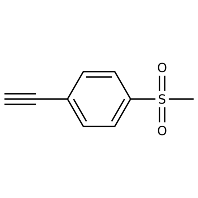Structure of 340771-31-5 | 1-Ethynyl-4-(methylsulfonyl)benzene