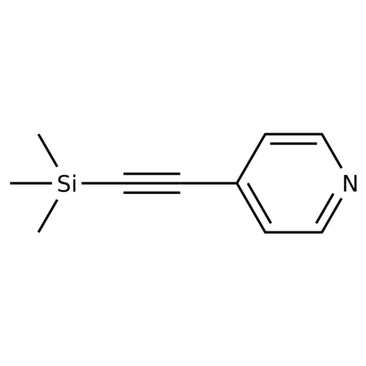 Structure of 133810-35-2 | 4-[(Trimethylsilyl)ethynyl]pyridine