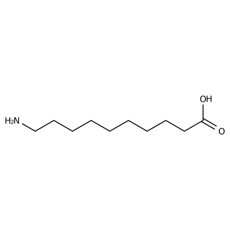 Structure of 13108-19-5 | 10-Aminodecanoic acid