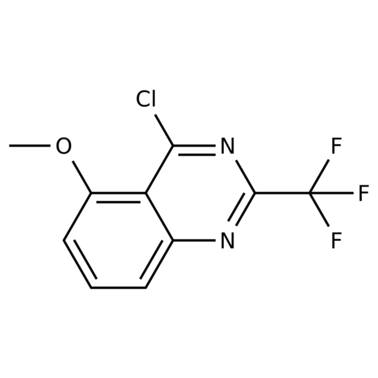 Structure of 219773-96-3 | 4-Chloro-5-methoxy-2-(trifluoromethyl)quinazoline