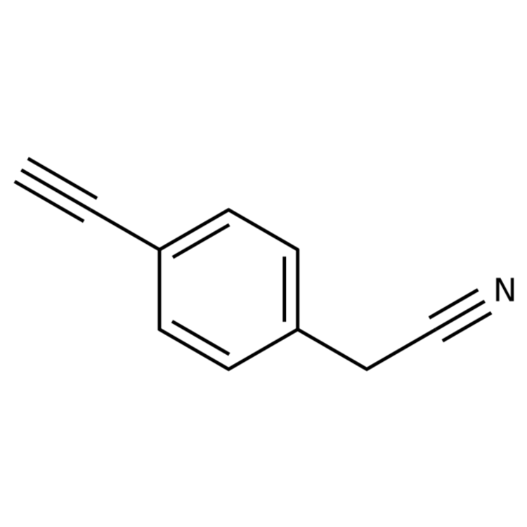 Structure of 351002-90-9 | 4-Ethynylphenylacetonitrile