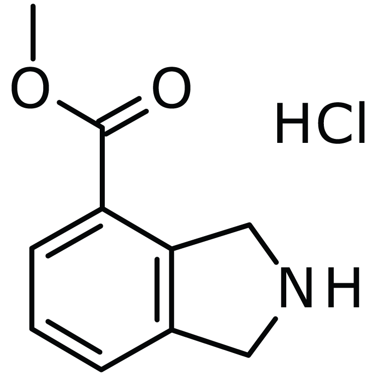 Structure of 127168-90-5 | Methyl isoindoline-4-carboxylate hydrochloride