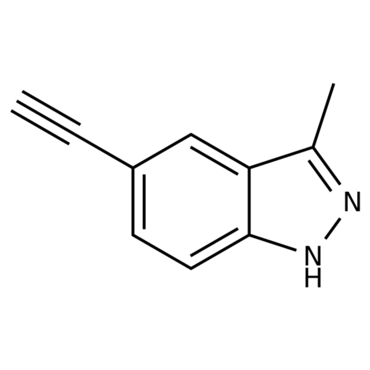 Structure of 1093307-29-9 | 5-Ethynyl-3-methyl-1H-indazole