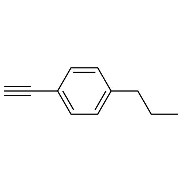 Structure of 62452-73-7 | 1-Ethynyl-4-propylbenzene