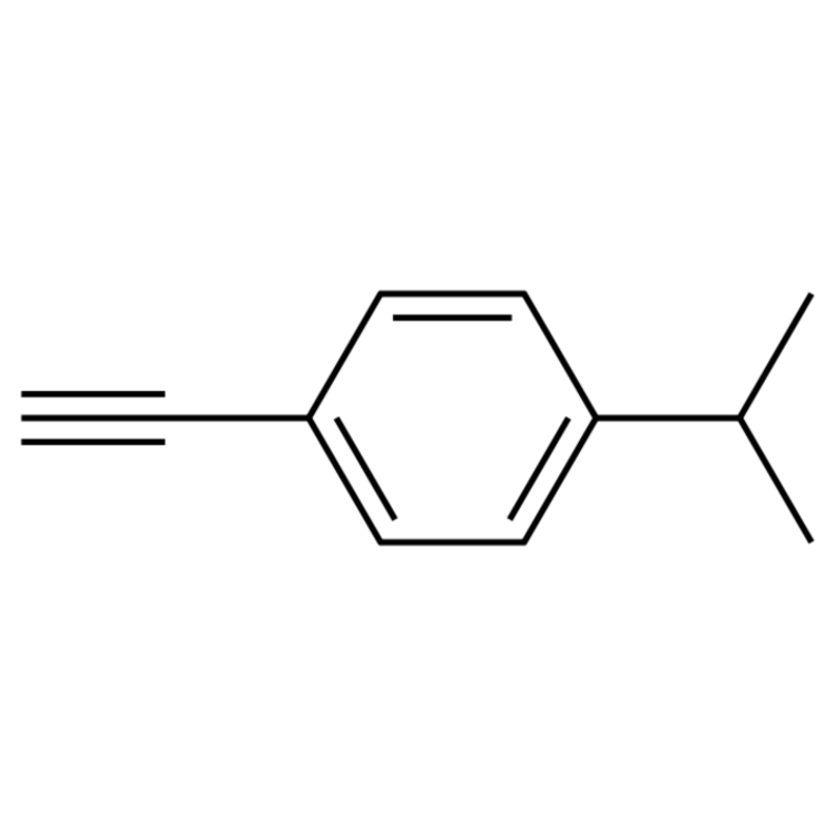 Structure of 23152-99-0 | 1-Ethynyl-4-isopropylbenzene