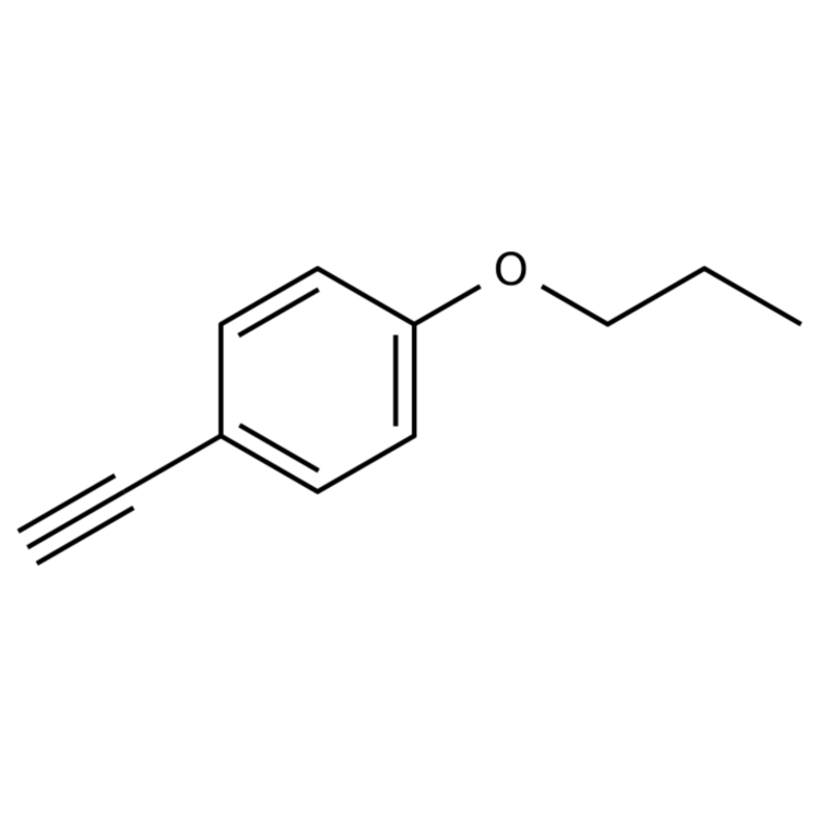 Structure of 39604-97-2 | 1-Ethynyl-4-propoxybenzene