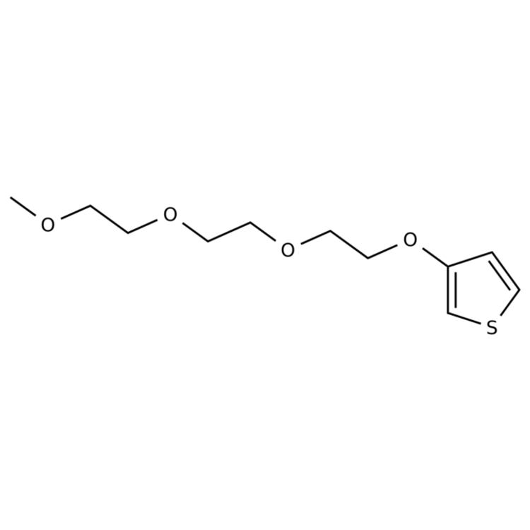 Structure of 282540-12-9 | 3-(2-(2-(2-Methoxyethoxy)ethoxy)ethoxy)thiophene