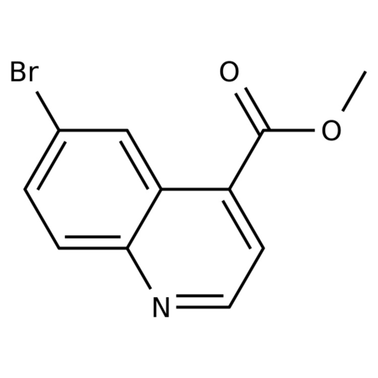 Structure of 1601063-72-2 | Methyl 6-bromoquinoline-4-carboxylate