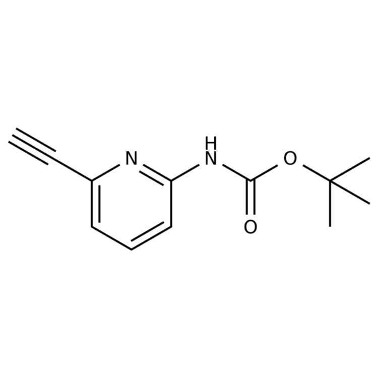 Structure of 1934630-23-5 | tert-Butyl (6-ethynylpyridin-2-yl)carbamate
