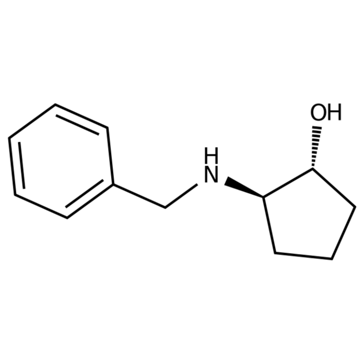Structure of 1033605-25-2 | (1R,2R)-2-(Benzylamino)cyclopentanol